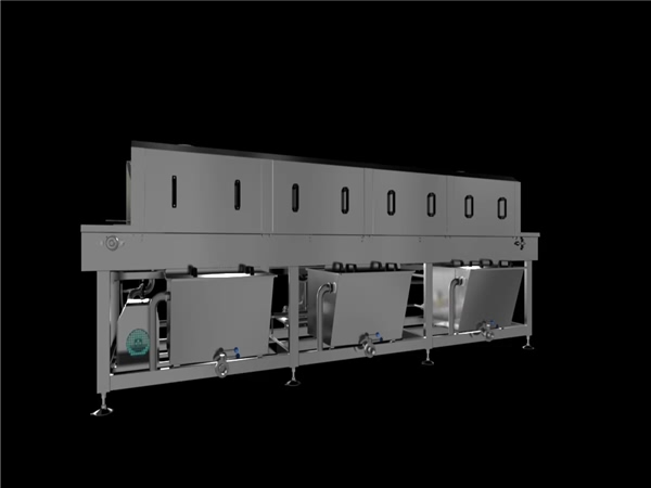 周轉筐清洗機，筐箱滅菌清洗，周轉筐清洗500~800只，小時