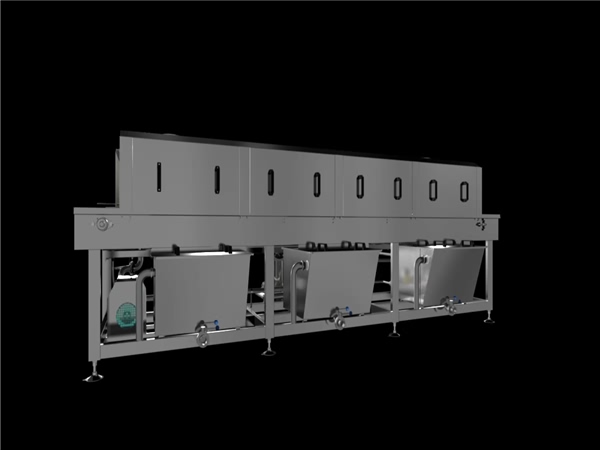 周轉筐清洗機，筐箱滅菌清洗，周轉筐清洗500~800只，小時