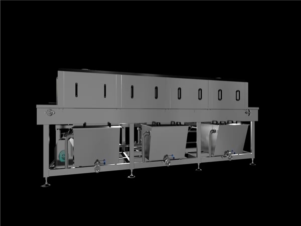洗箱機，環速隧道式洗箱機，GMP體系標準生產線配套設備