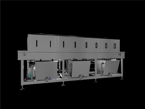 洗箱機(jī)，環(huán)速隧道式洗箱機(jī)，GMP體系標(biāo)準(zhǔn)生產(chǎn)線配套設(shè)備