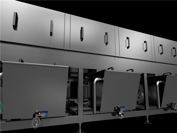 洗箱機、洗框機、周轉箱清洗機、洗盤機、周轉筐清洗機